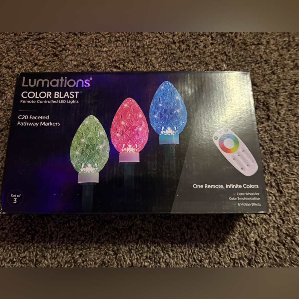 Lumations Color Blast Faceted LED Lights